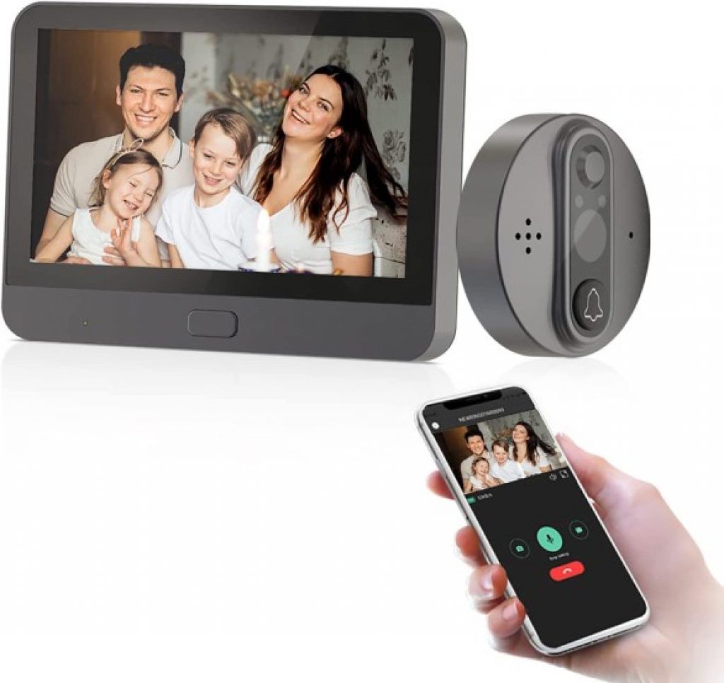 JeaTone WIFI Digital Peephole Camera